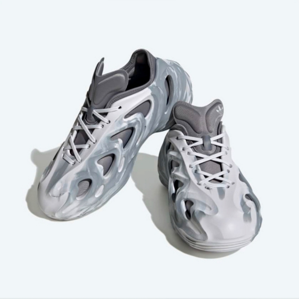 adidas Men's Gray Sculpted Athletic Sneakers